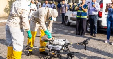 Prefeitura usa drones para combater avanço da dengue