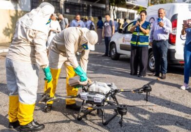 Prefeitura usa drones para combater avanço da dengue